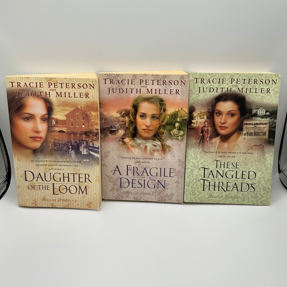 BUNDLE Bells of Lowell Series Books 1-3 Paperback Historical Fiction Romance MA